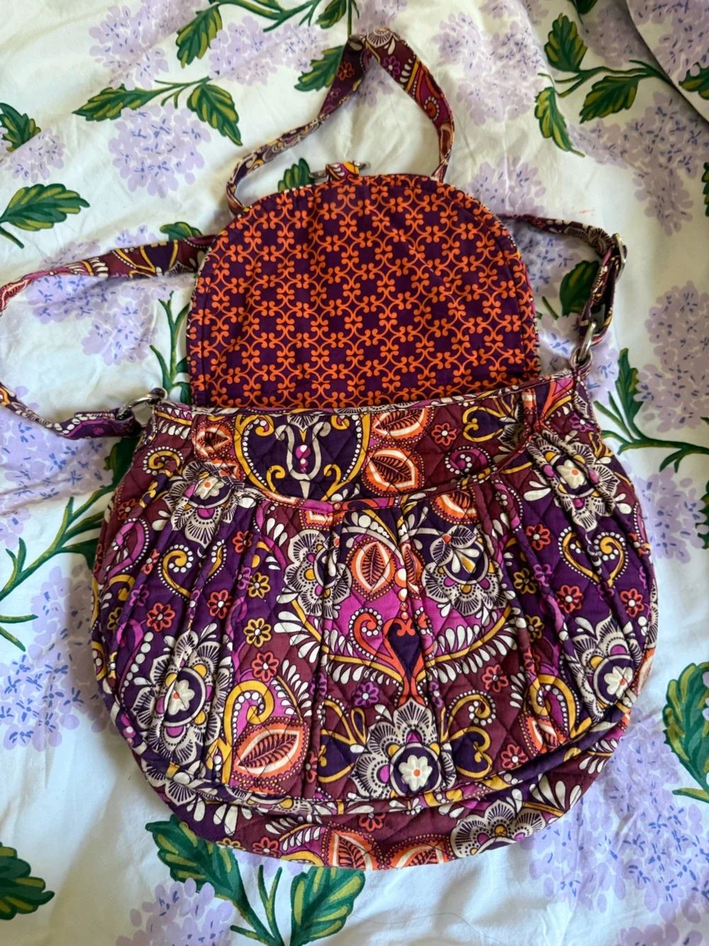 Vera Bradley Quilted Crossbody Bag in “Safari Sunset”